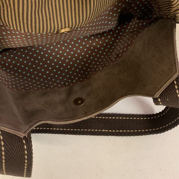 Chala Handbag Shoulder Purse Tote Bag with Elephant Charm, Stone Gray - Picture 4 of 12